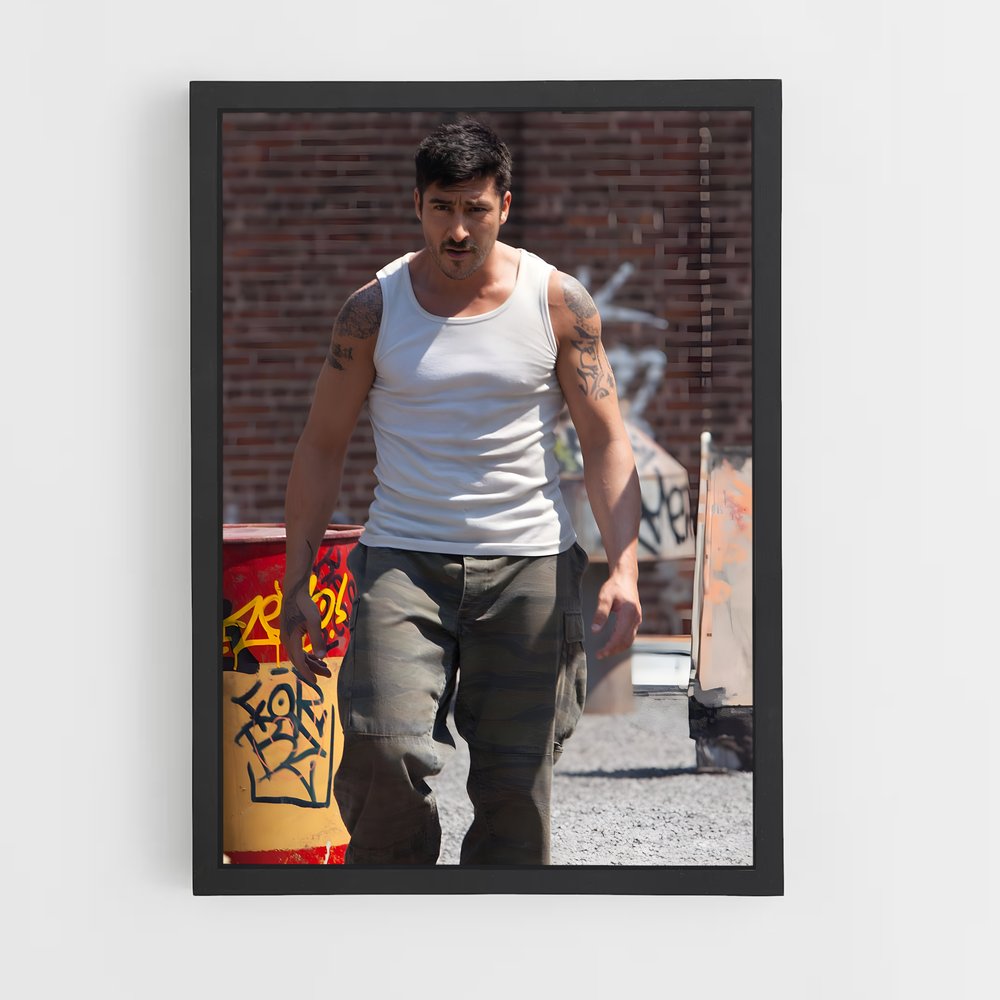 Poster David Skate – affiche Parkour et freerun (vue 2)